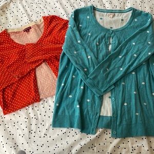 Two Target (Merona) Cardigans